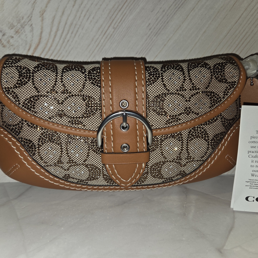 Soho Bag 25 In Crystal Signature Jacquard